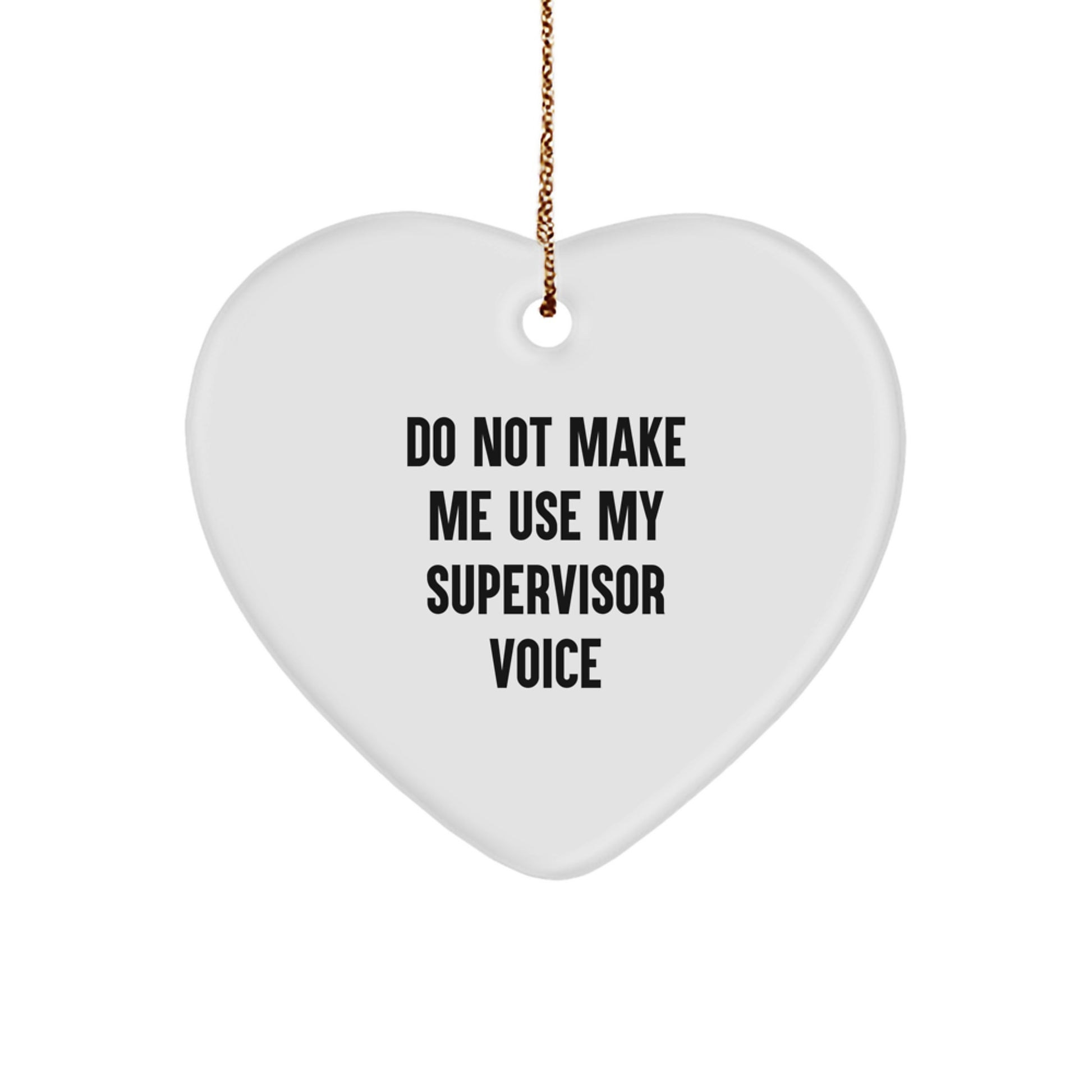 Supervisor Treasure Christmas Ornament for Family Gift - Image 1