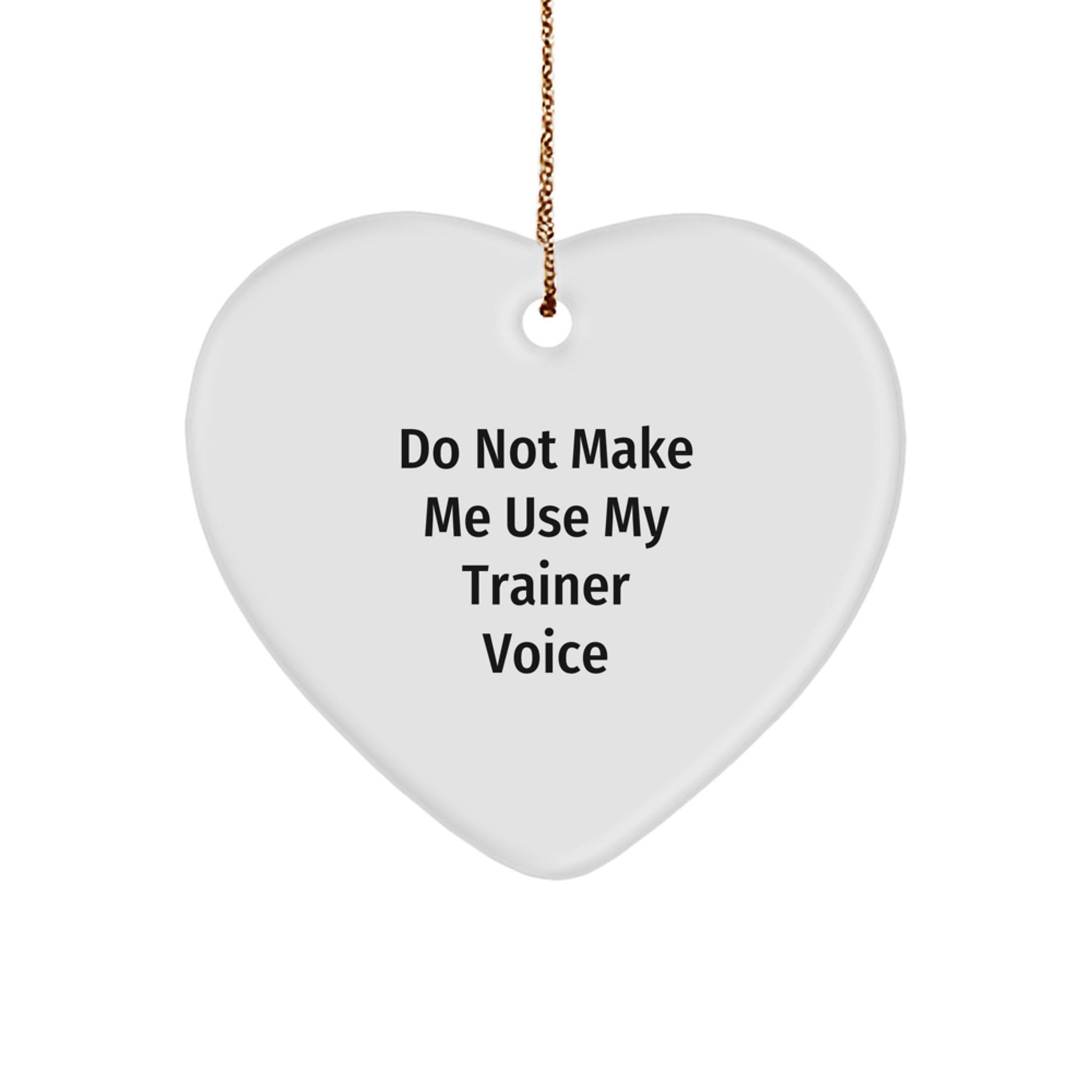 Trainer Heart Ornament Christmas Gift for Coworkers Idea - Image 1