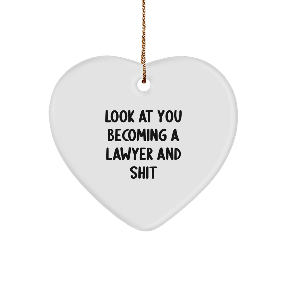 Lawyer Keepsake Christmas Ornament for Him Gift – Celebrate Success - Image 1