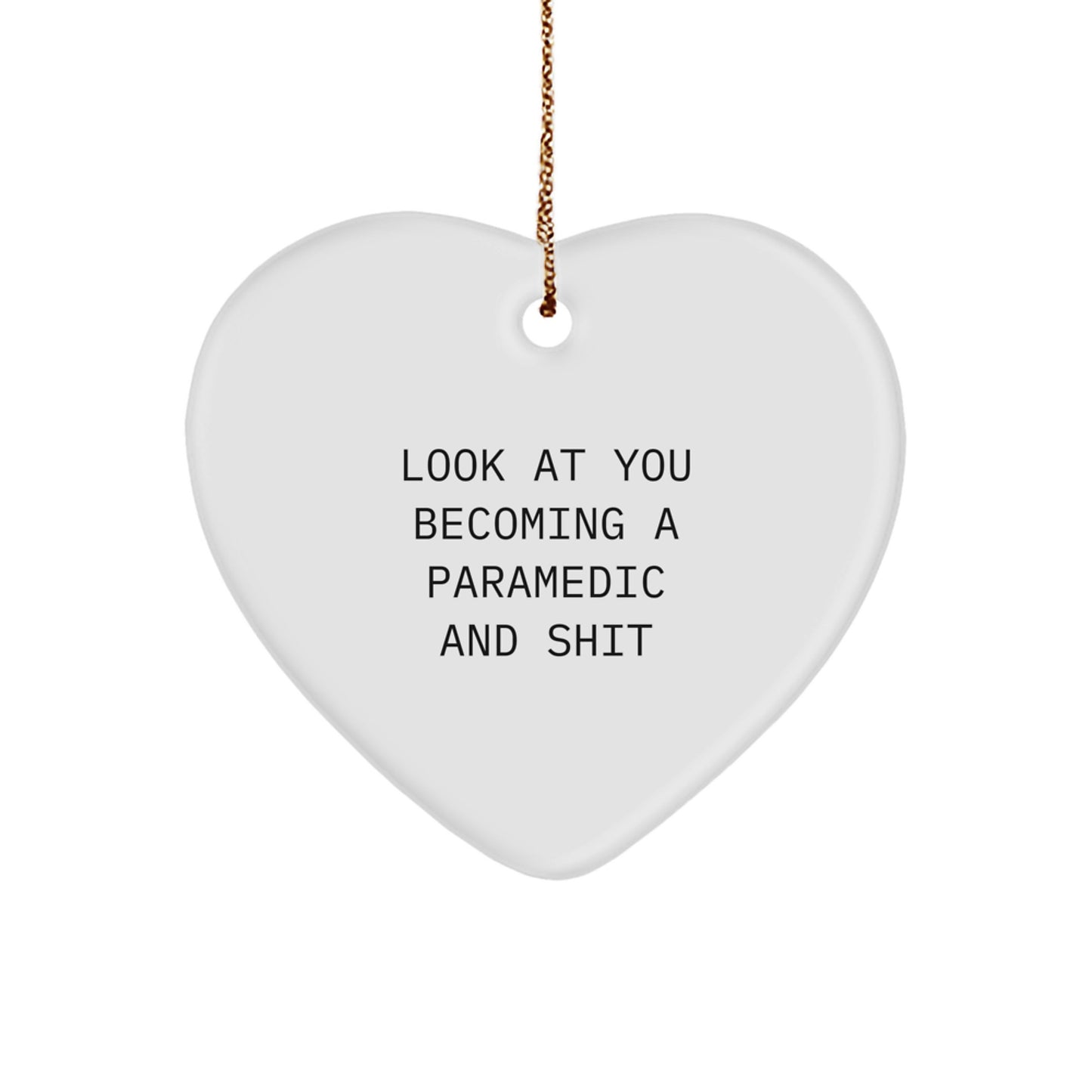 Paramedic Keepsake Christmas Ornament for Him Gift - Image 1