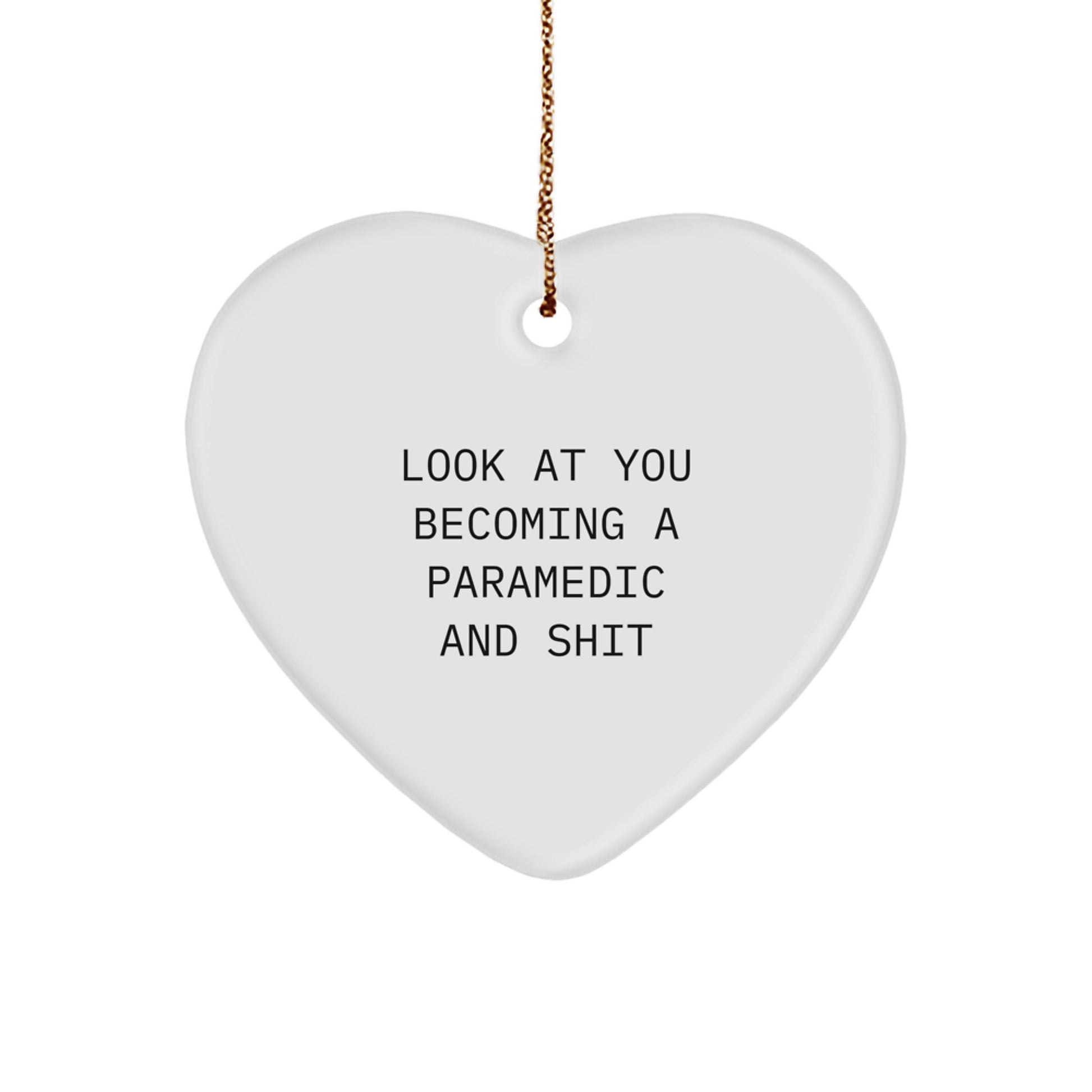 Paramedic Keepsake Christmas Ornament for Him Gift - Image 1
