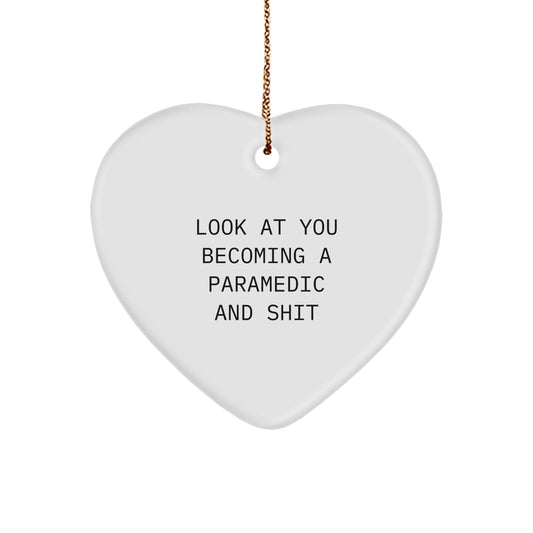 Paramedic Keepsake Christmas Ornament for Him Gift - Image 1
