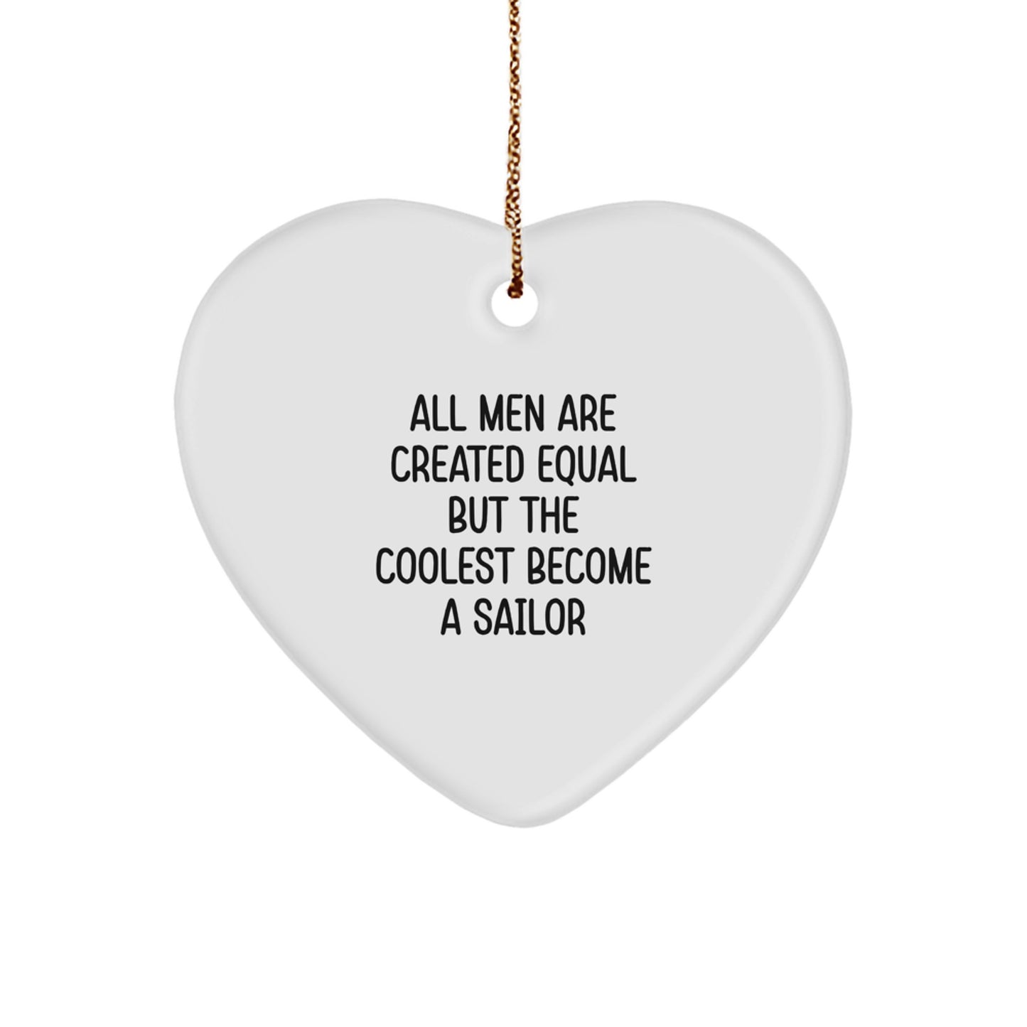Christmas Gift for Her Sailor Keepsake Ornament Present with Sailor - Image 1