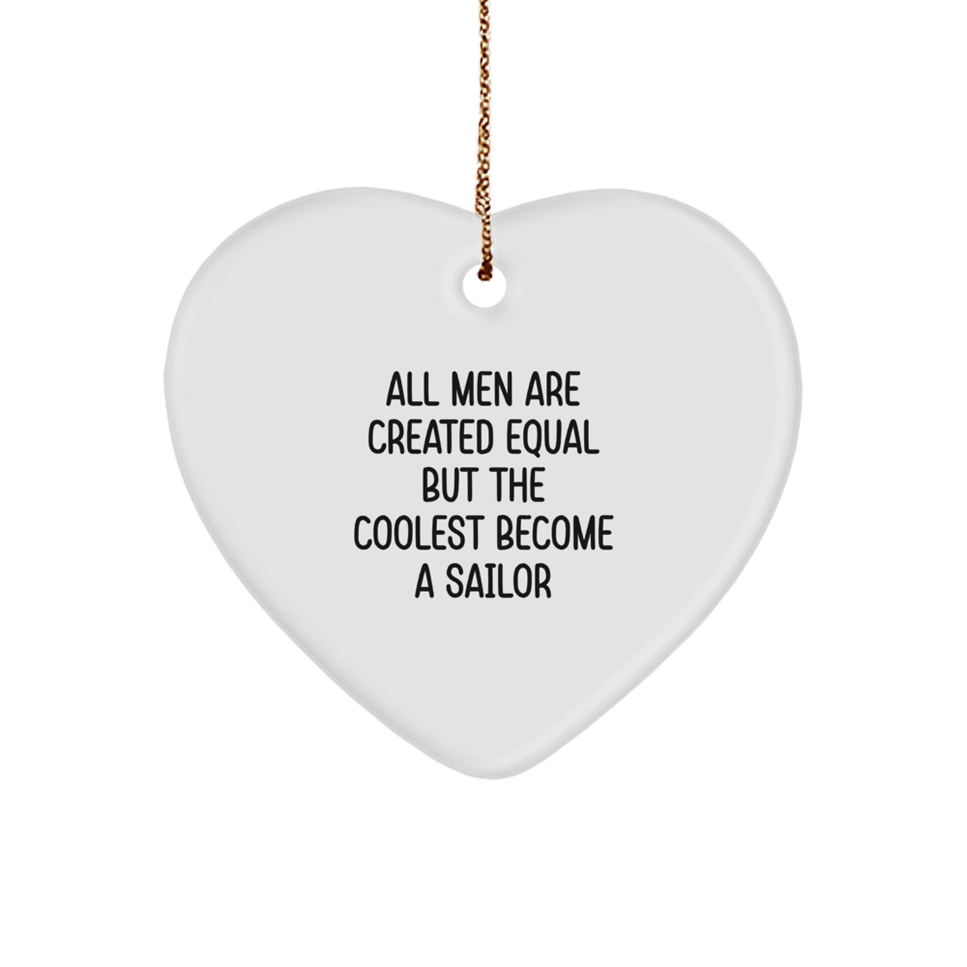 Christmas Gift for Her Sailor Keepsake Ornament Present with Sailor - Image 1
