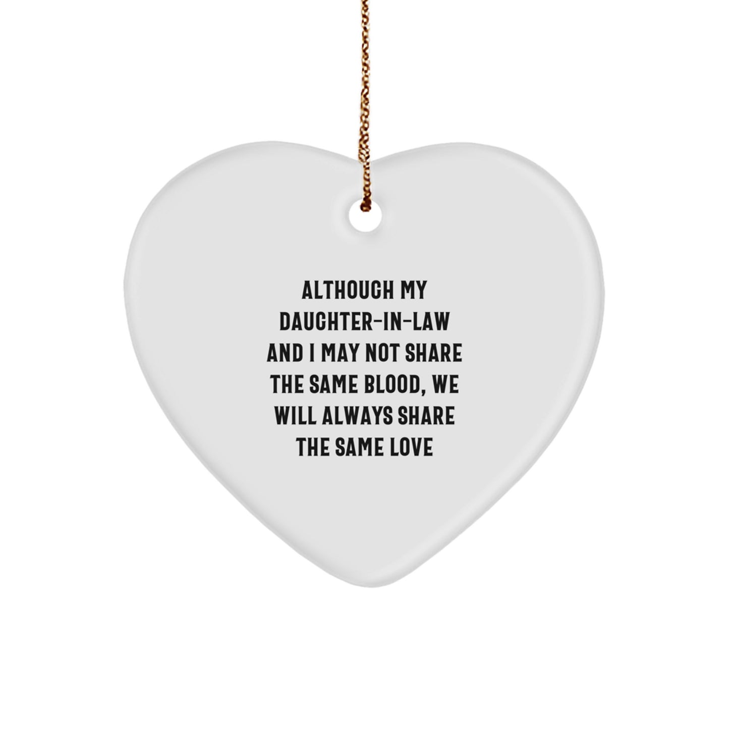 Daughter-in-law Keepsake Christmas Ornament Gift for Him - Image 1
