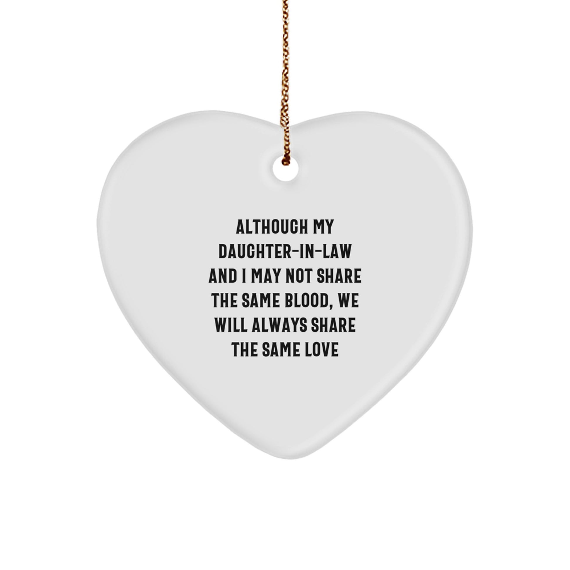 Daughter-in-law Keepsake Christmas Ornament Gift for Him - Image 1
