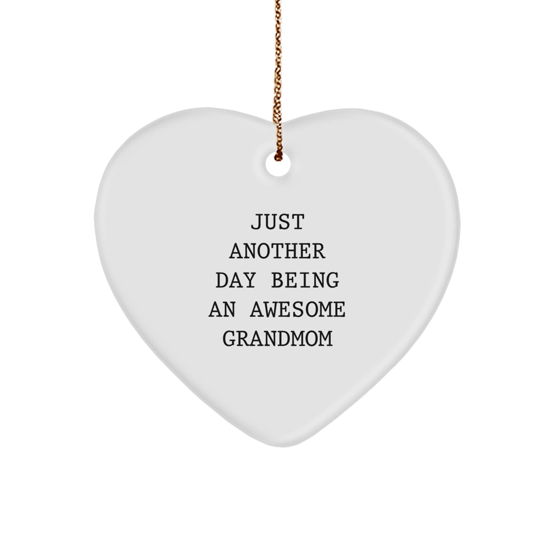 Grandmom Keepsake Christmas Ornament for Him Gift - Image 1