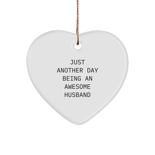 Husband Treasure Christmas Ornament Gift for a Son - Image 1