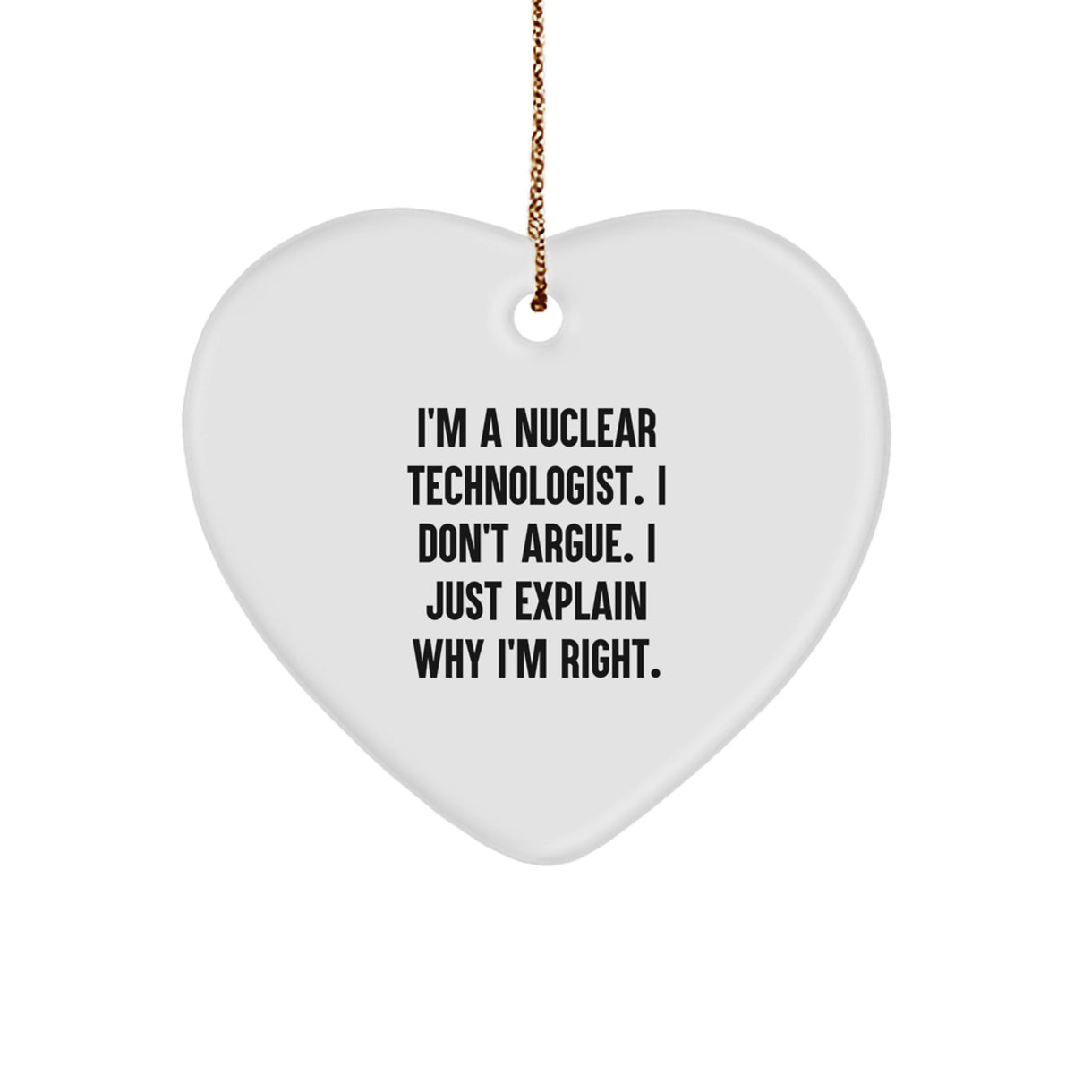 Nuclear Technologist Favorite Christmas Ornament Gift for Kids - Image 1