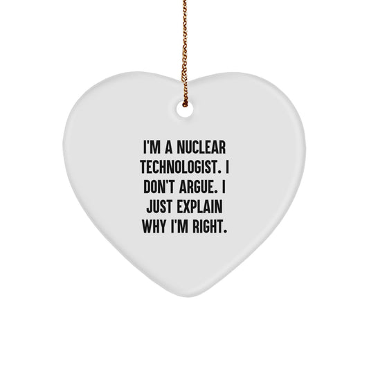 Nuclear Technologist Favorite Christmas Ornament Gift for Kids - Image 1