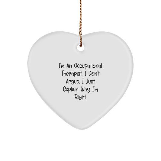 Occupational Therapist Keepsake Christmas Ornament for Him Gift - Image 1