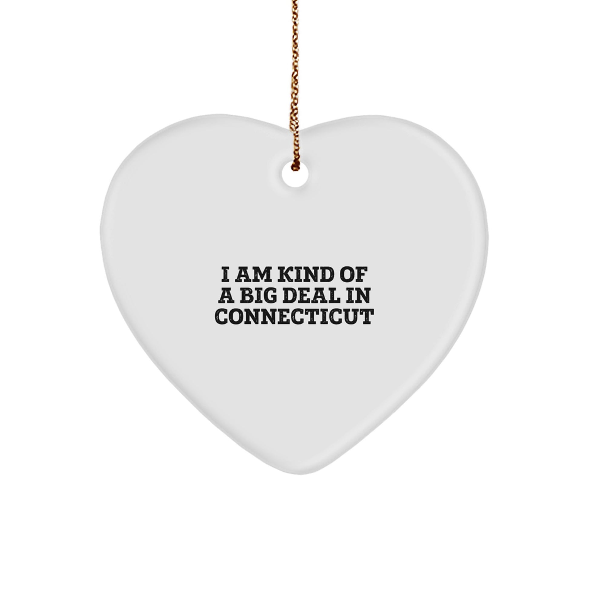 Funny Heart Ornament Gifts from Men to Women in Connecticut - I Am Kind Of A Prime Selection In Connecticut Christmas Unique Gifts - Image 1