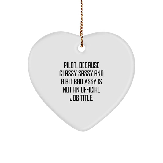 Pilot Favorite Christmas Ornament Gift for Kids - Image 1