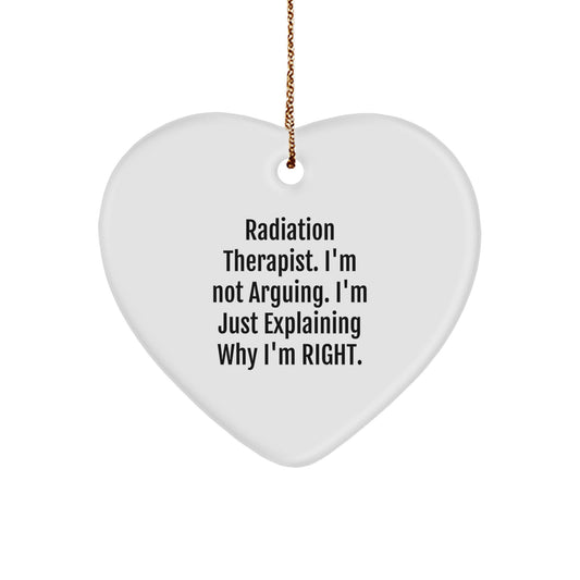 Sarcastic Radiation Specialist Christmas Ornament for Coworkers Gift - Image 1