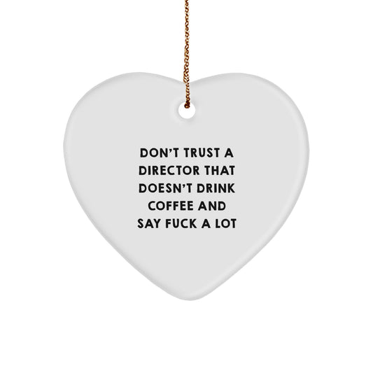 Director Christmas Ornament Keepsake for Him Gift - Image 1