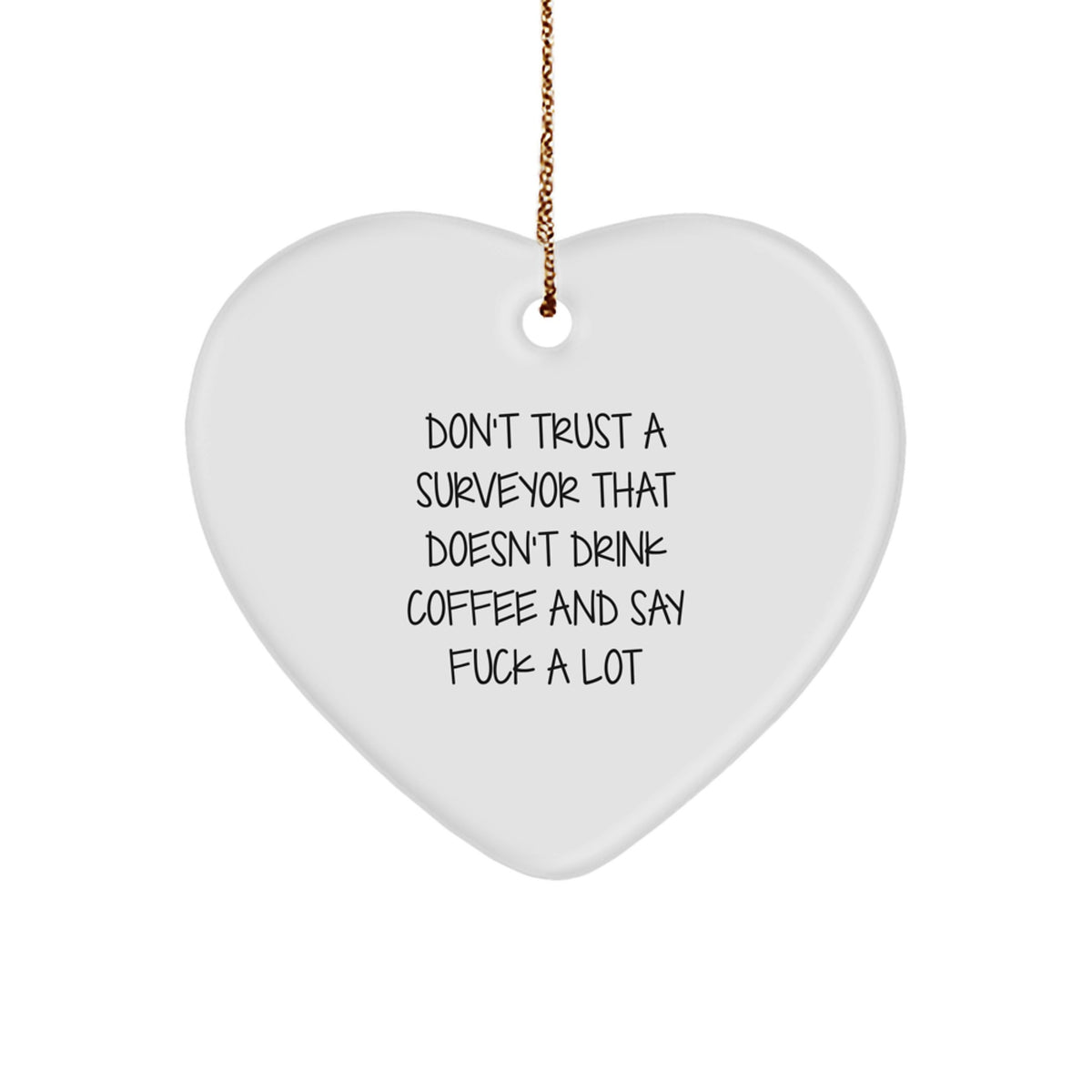 Surveyor Christmas Ornament Keepsake for Him Heartwood Holiday Gift - Image 1