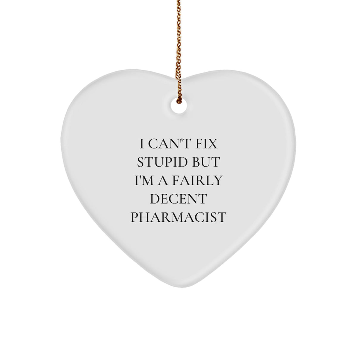 Heartfelt Pharmacist Gift from Friends, Funny Quote Christmas Unique Gifts for Men and Women - Image 1