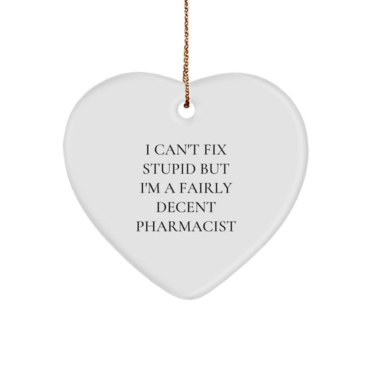Heartfelt Pharmacist Gift from Friends, Funny Quote Christmas Unique Gifts for Men and Women - Image 1