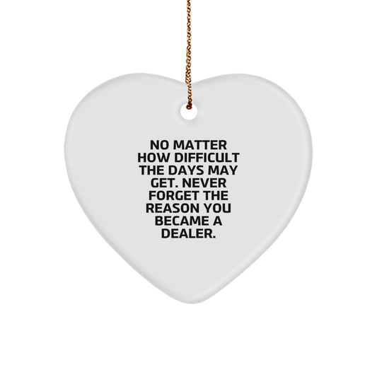Inspirational Dealer Christmas Ornament Gift for Friends Novelty - Image 1