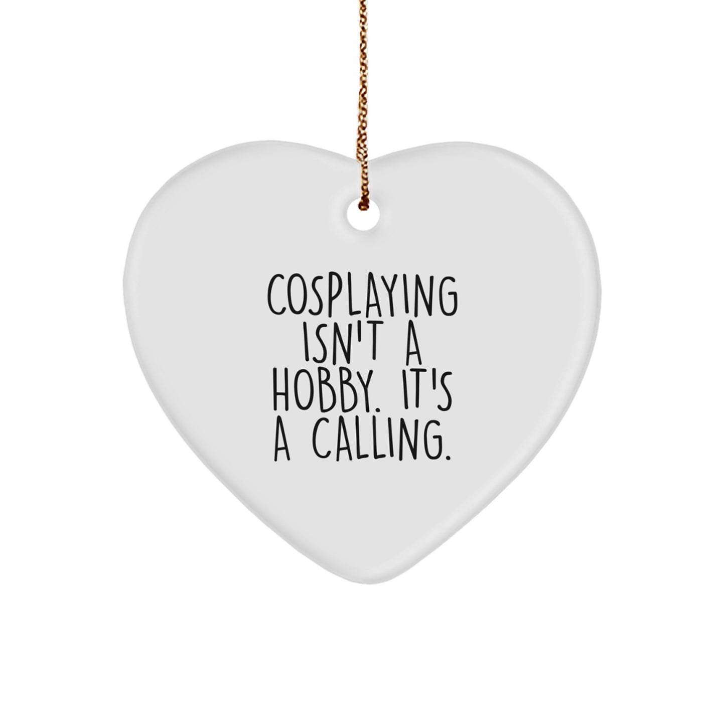 Funny Cosplaying Heart Ornaments Gifts from Friends for Cosplaying Men and Women - Christmas Unique Gifts - Image 1