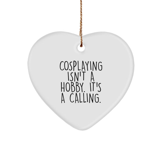 Funny Cosplaying Heart Ornaments Gifts from Friends for Cosplaying Men and Women - Christmas Unique Gifts - Image 1