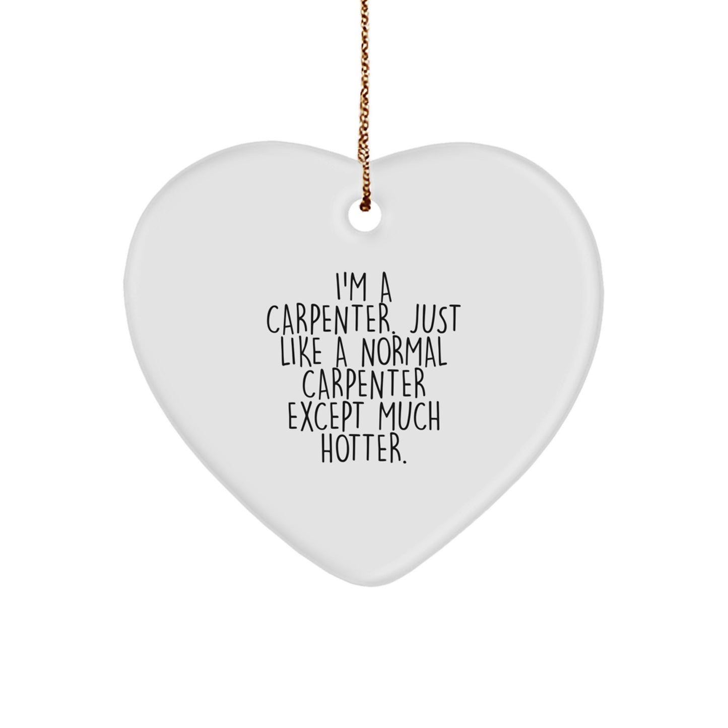 Carpenter Favorite Christmas Ornament for Kids Gift - Image 1