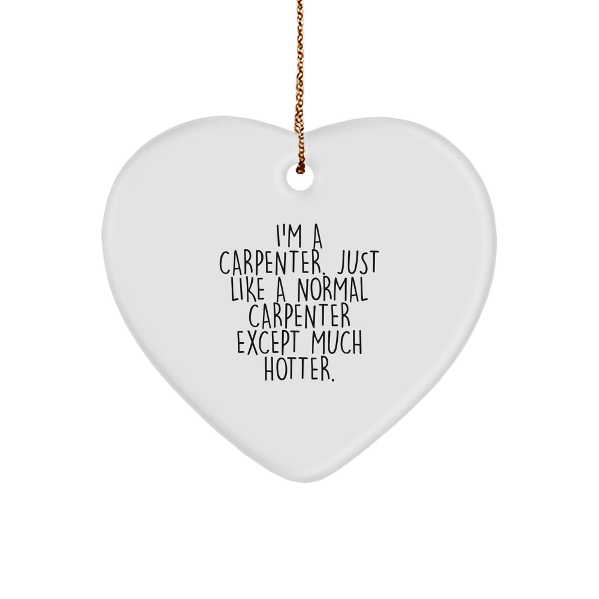 Carpenter Favorite Christmas Ornament for Kids Gift - Image 1