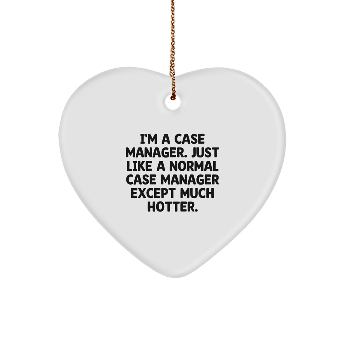 Case Manager Holiday Christmas Ornament for a Best Friend Gift - Image 1