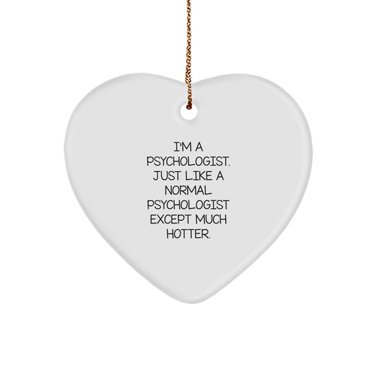 Psychologist Keepsake Christmas Ornament for Him Gift - Image 1