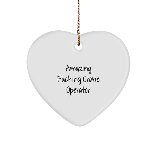 Funny Crane Operator Gifts from Men to Crane Operator Friends at Christmas - Image 1