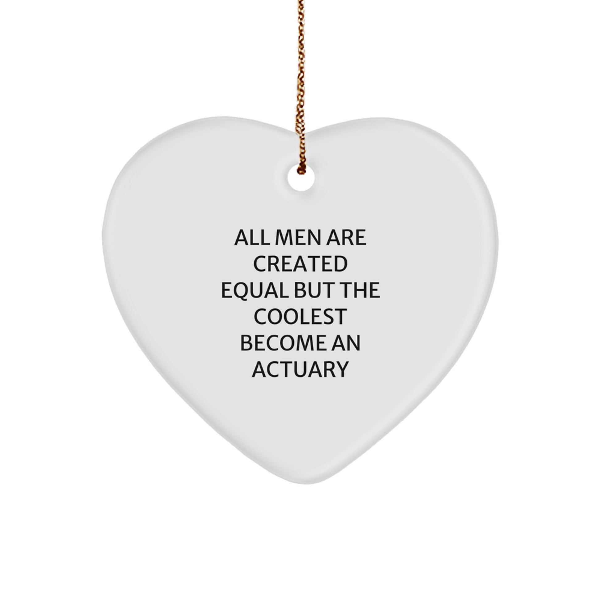 Actuary Christmas Ornament Idea for Coworkers Gift - Image 1