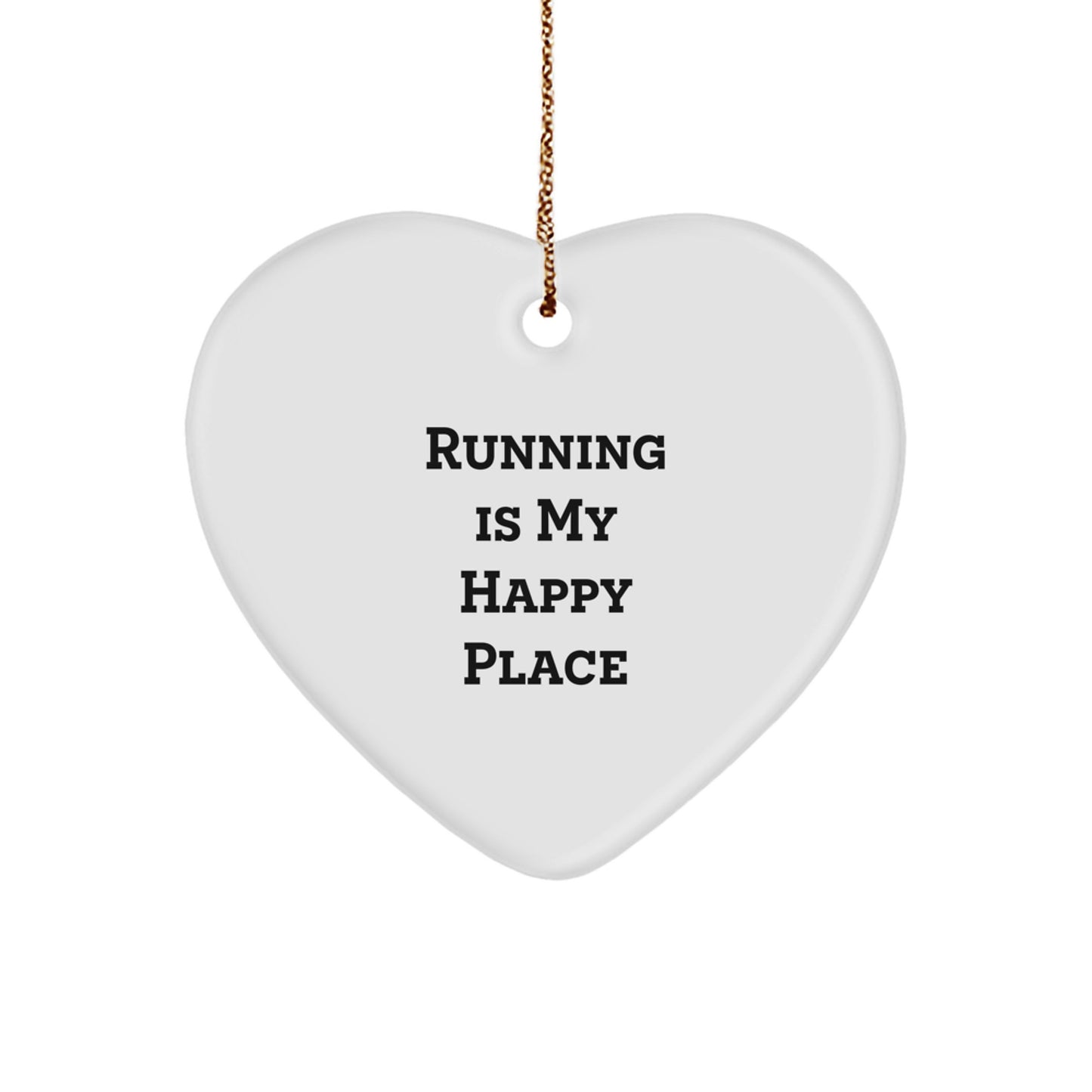 Favorite Running Heart Ornament for Kids Christmas Gift - Image 1