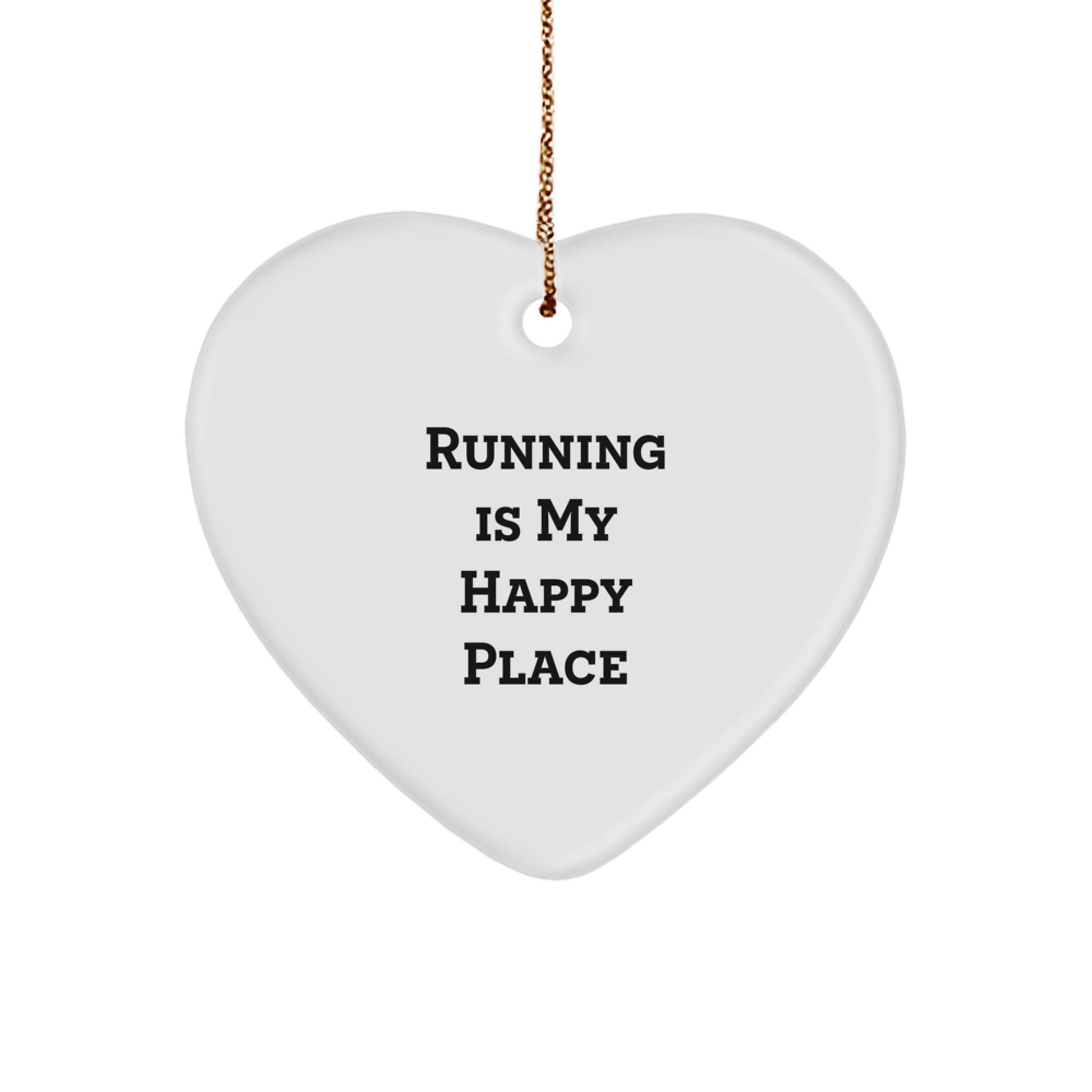 Favorite Running Heart Ornament for Kids Christmas Gift - Image 1