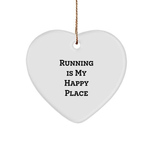 Favorite Running Heart Ornament for Kids Christmas Gift - Image 1