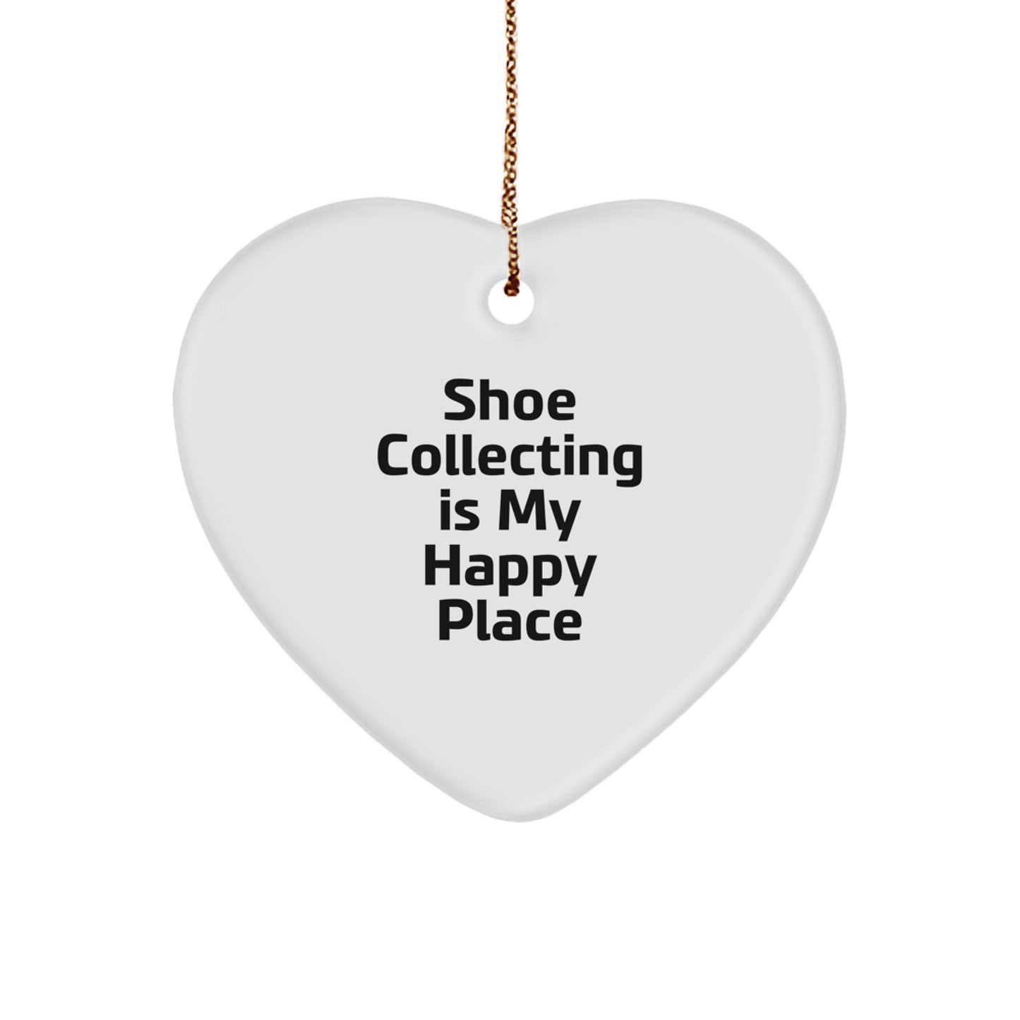 Funny Gift for Shoe Collecting Enthusiasts, Heart Ornament, Gifts from Friends to Family during Christmas Unique Gifts - Image 1