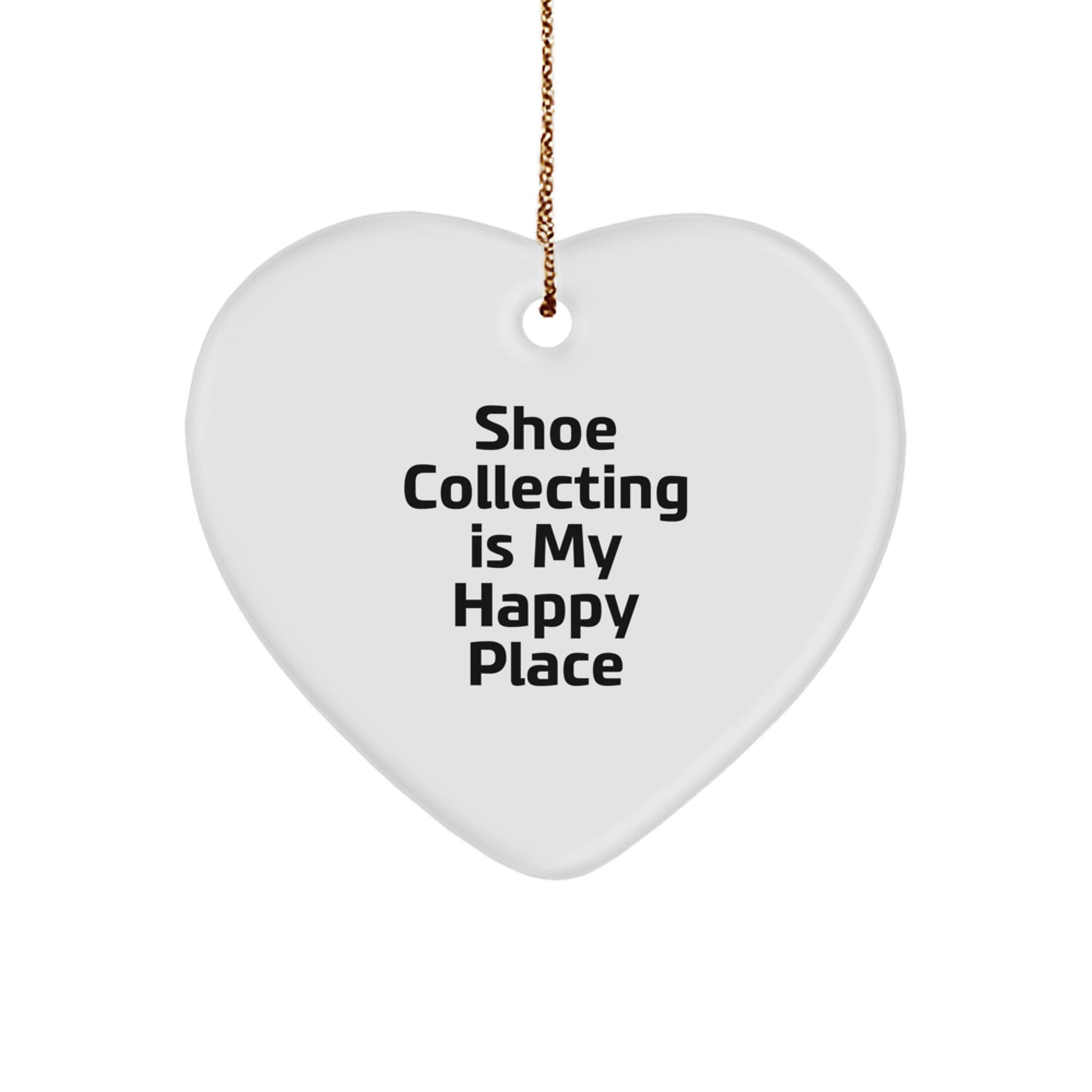 Funny Gift for Shoe Collecting Enthusiasts, Heart Ornament, Gifts from Friends to Family during Christmas Unique Gifts - Image 1