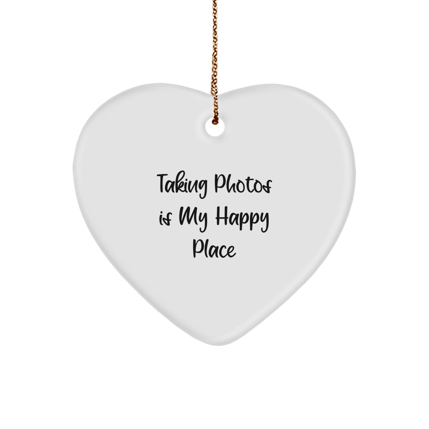 Taking Photos Gifts from Friends for Men with Heart Ornament Christmas Unique Ideas - Image 1