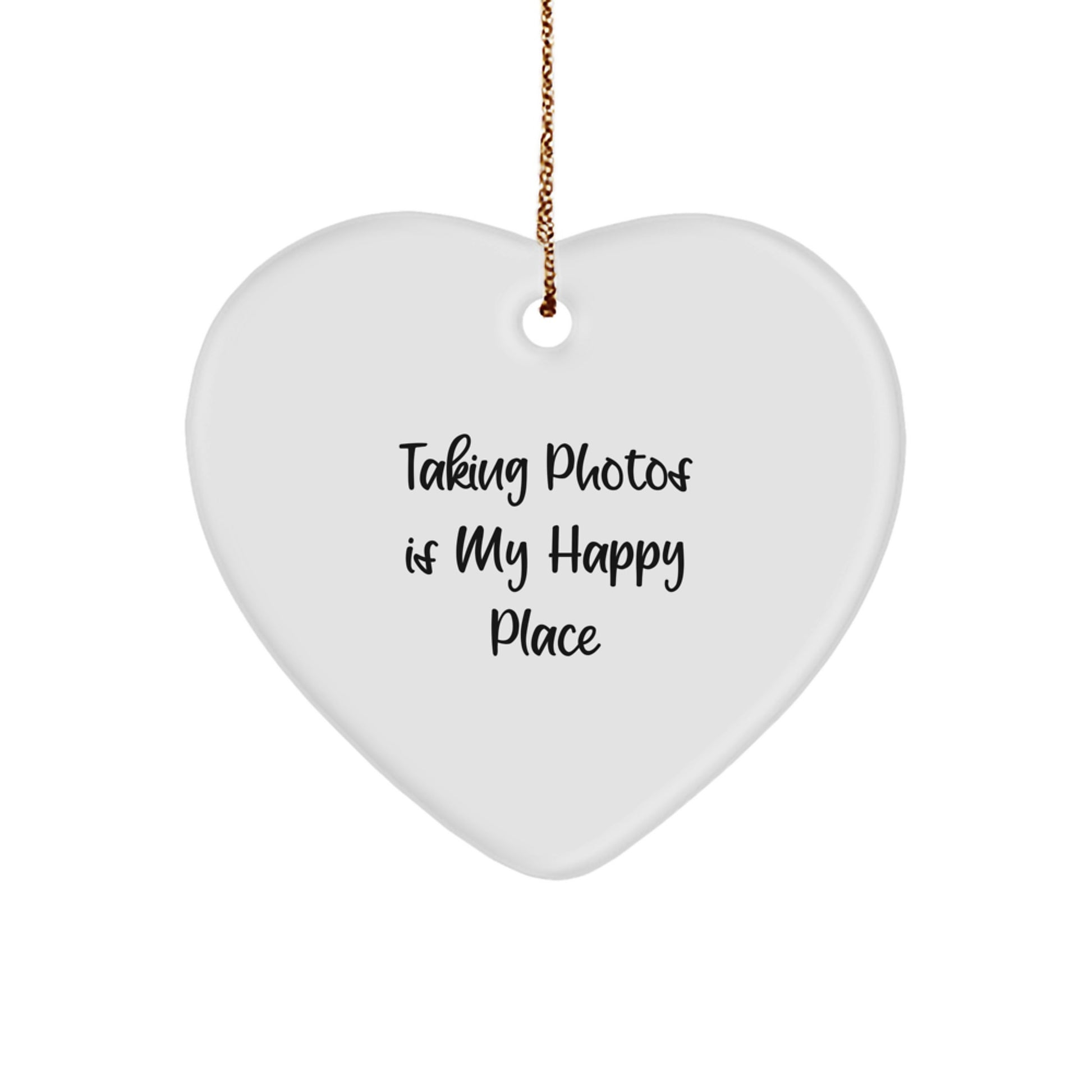 Taking Photos Gifts from Friends for Men with Heart Ornament Christmas Unique Ideas - Image 1