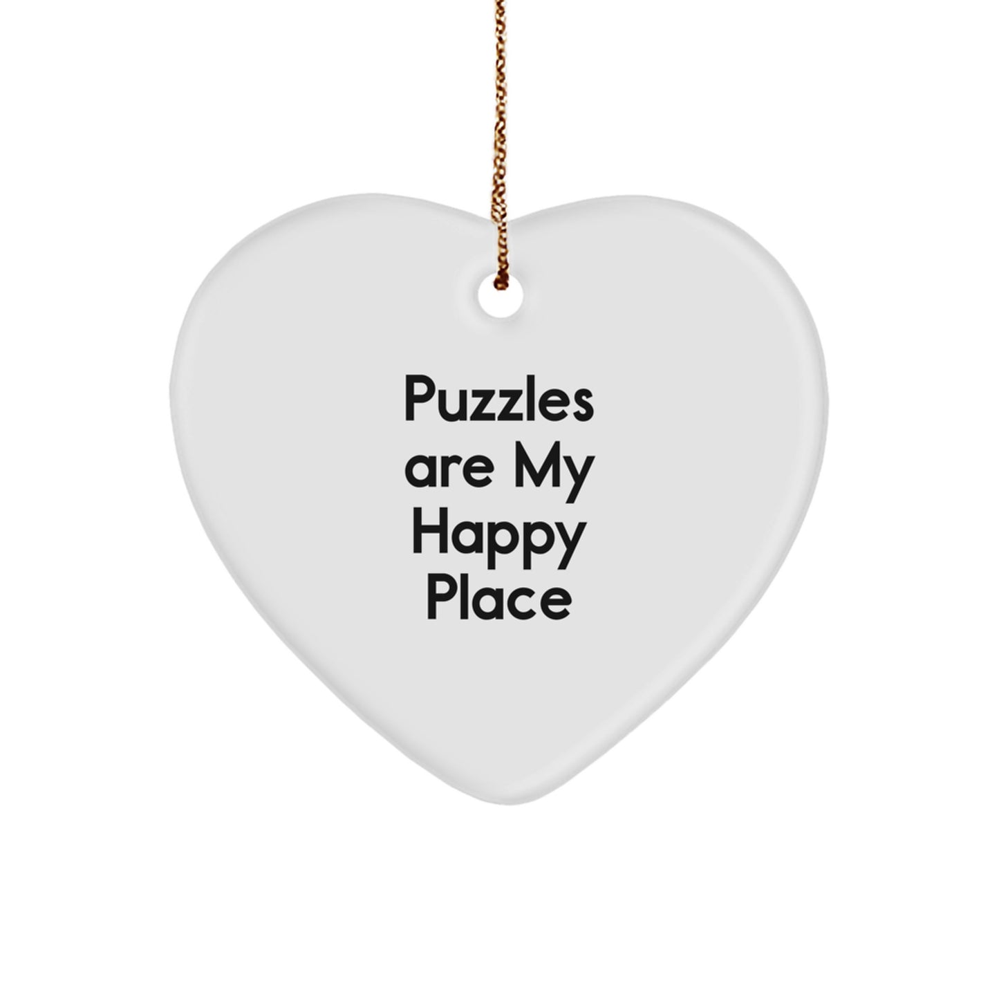 Puzzles Are My Happy Place Funny Puzzles Gifts for Friends Unique Christmas Unique Gifts from Family - Image 1