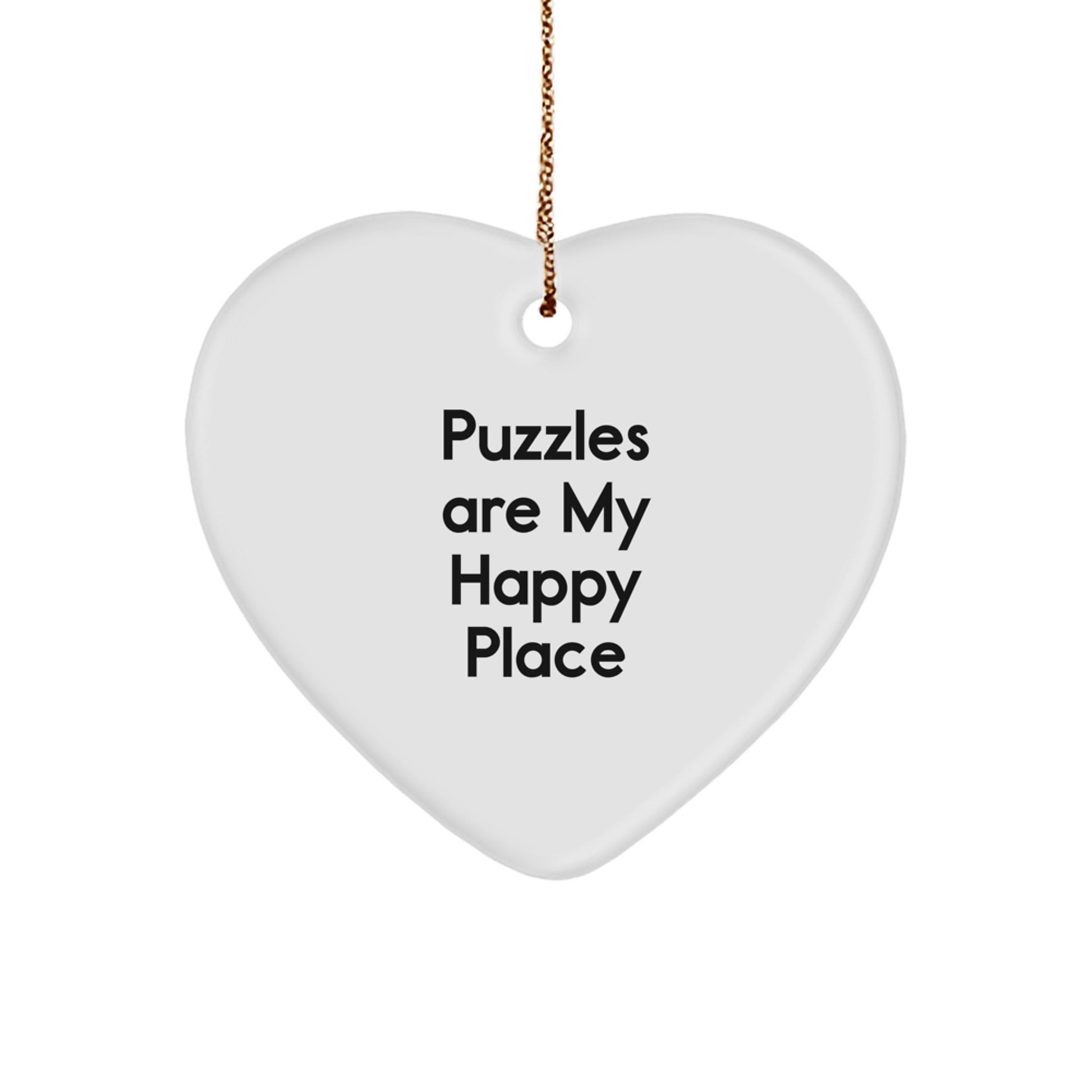 Puzzles Are My Happy Place Funny Puzzles Gifts for Friends Unique Christmas Unique Gifts from Family - Image 1