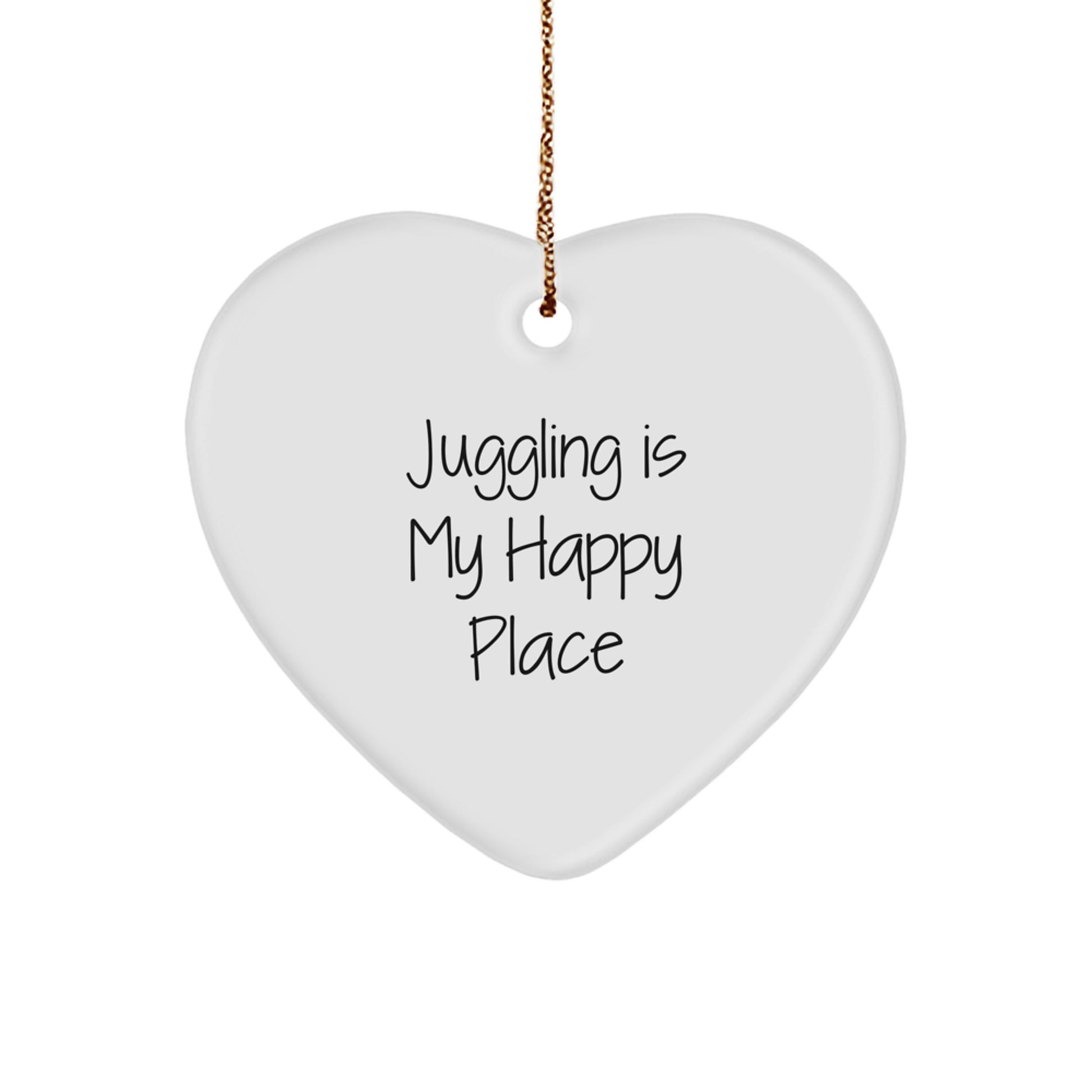 Playful Juggling Novelty Christmas Ornament Gift for Friends - Image 1
