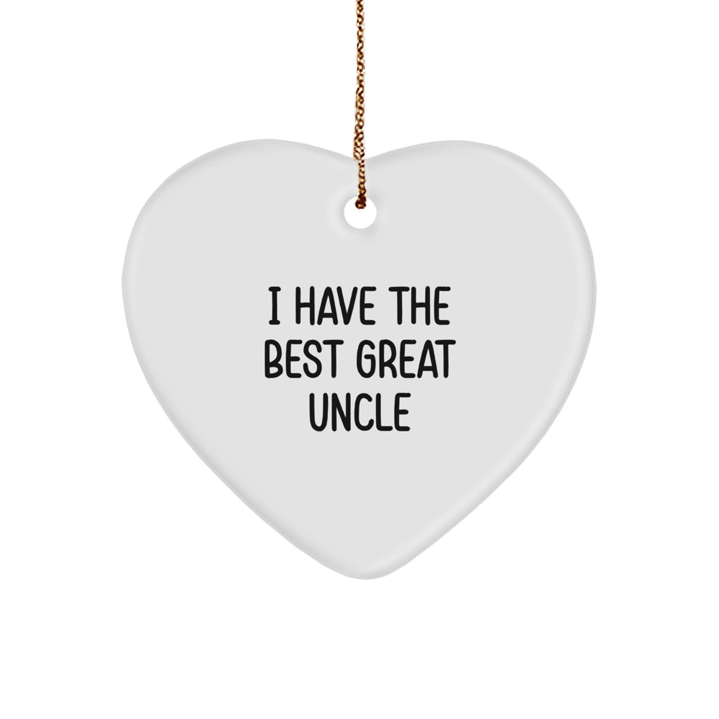 Uncle Christmas Ornament for a Husband I Have The Best Great Uncle Gift - Image 1