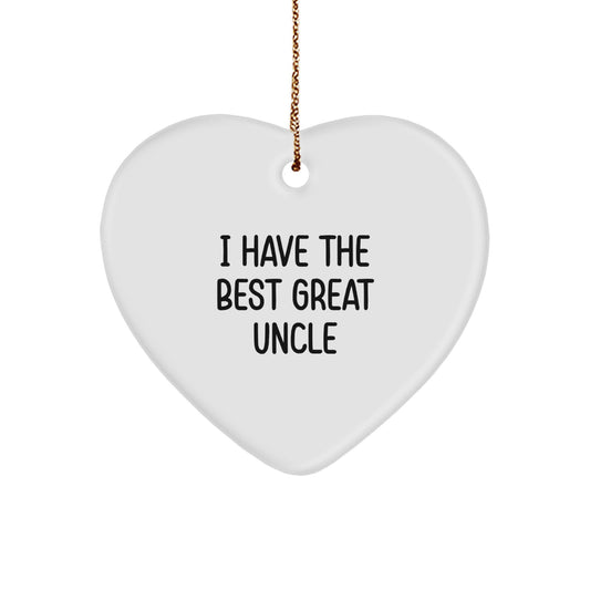 Uncle Christmas Ornament for a Husband I Have The Best Great Uncle Gift - Image 1