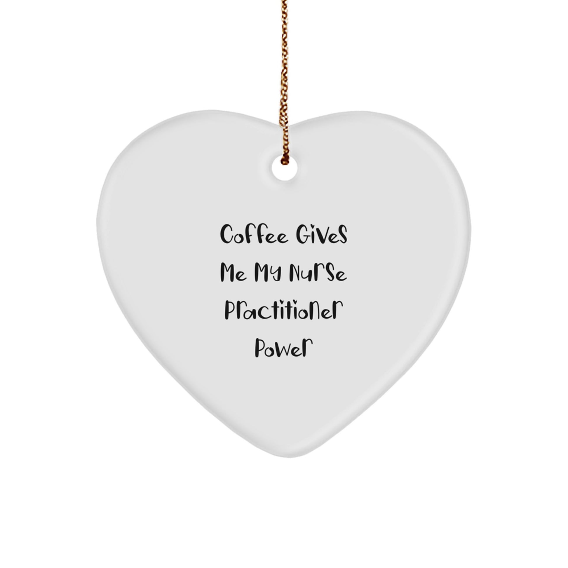 Funny Nurse Practitioner Gifts, Heart Ornament, Christmas Unique Gifts from Men, Women, Friends, Coworkers, Family to Nurse Practitioner, Nurses, Healthcare Workers, Medical Professionals - Image 1