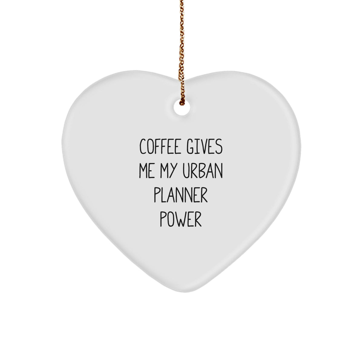 Family Treasure Urban Planner Christmas Ornament Gift Coffee Gives Power - Image 1