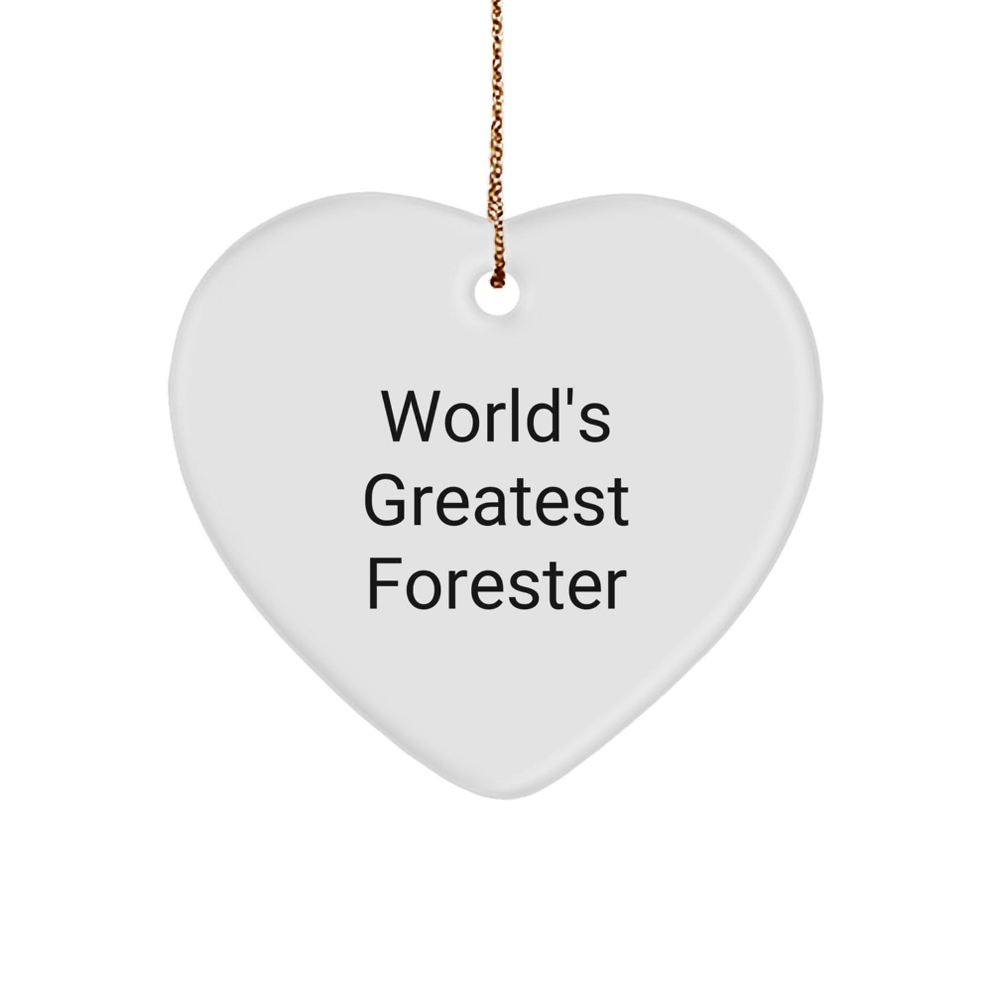Forester Christmas Ornament Idea for Coworkers Holiday Keepsake Gift - Image 1