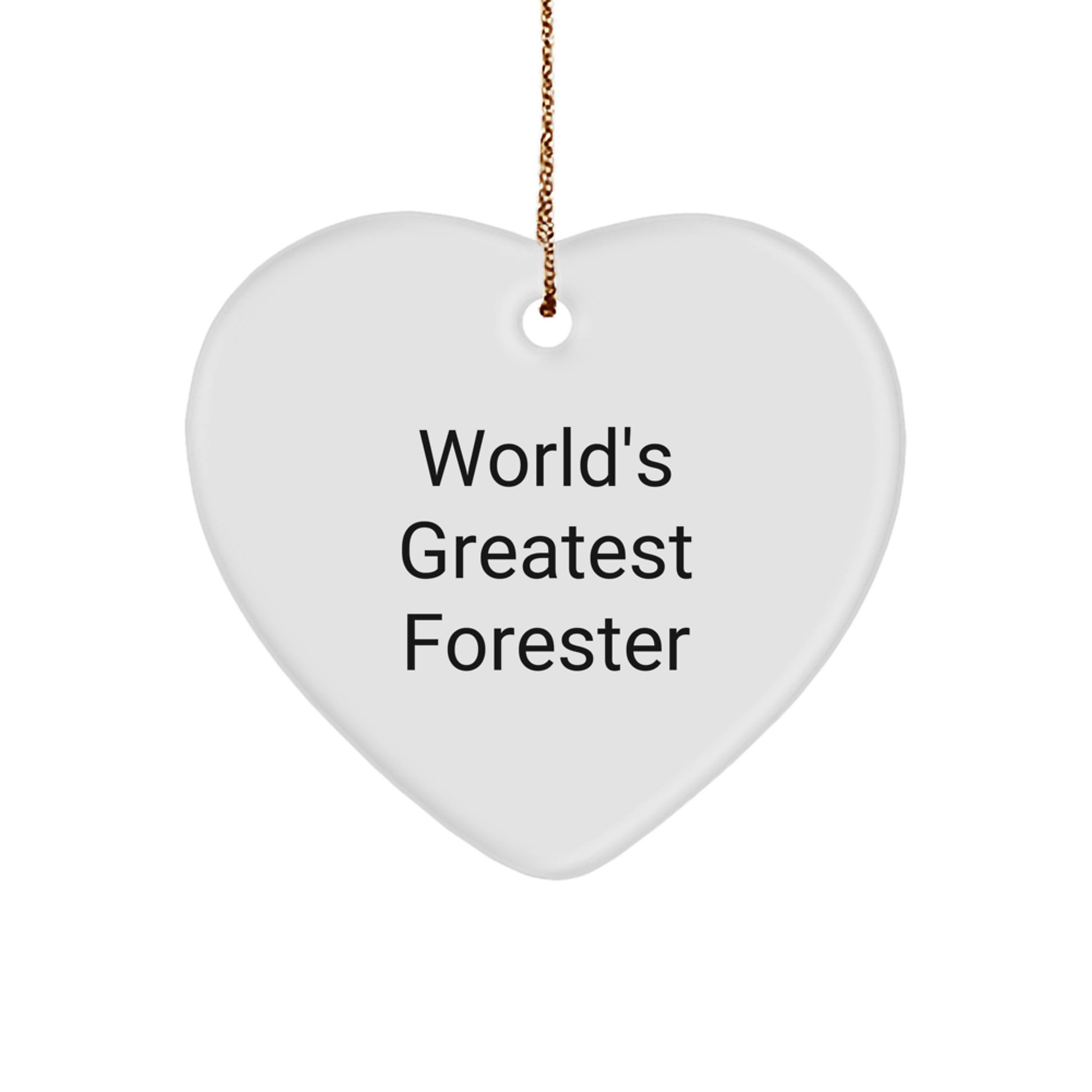 Forester Christmas Ornament Idea for Coworkers Holiday Keepsake Gift - Image 1