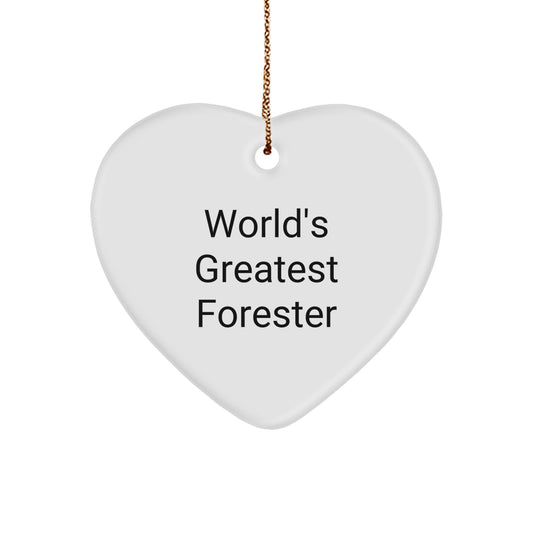 Forester Christmas Ornament Idea for Coworkers Holiday Keepsake Gift - Image 1