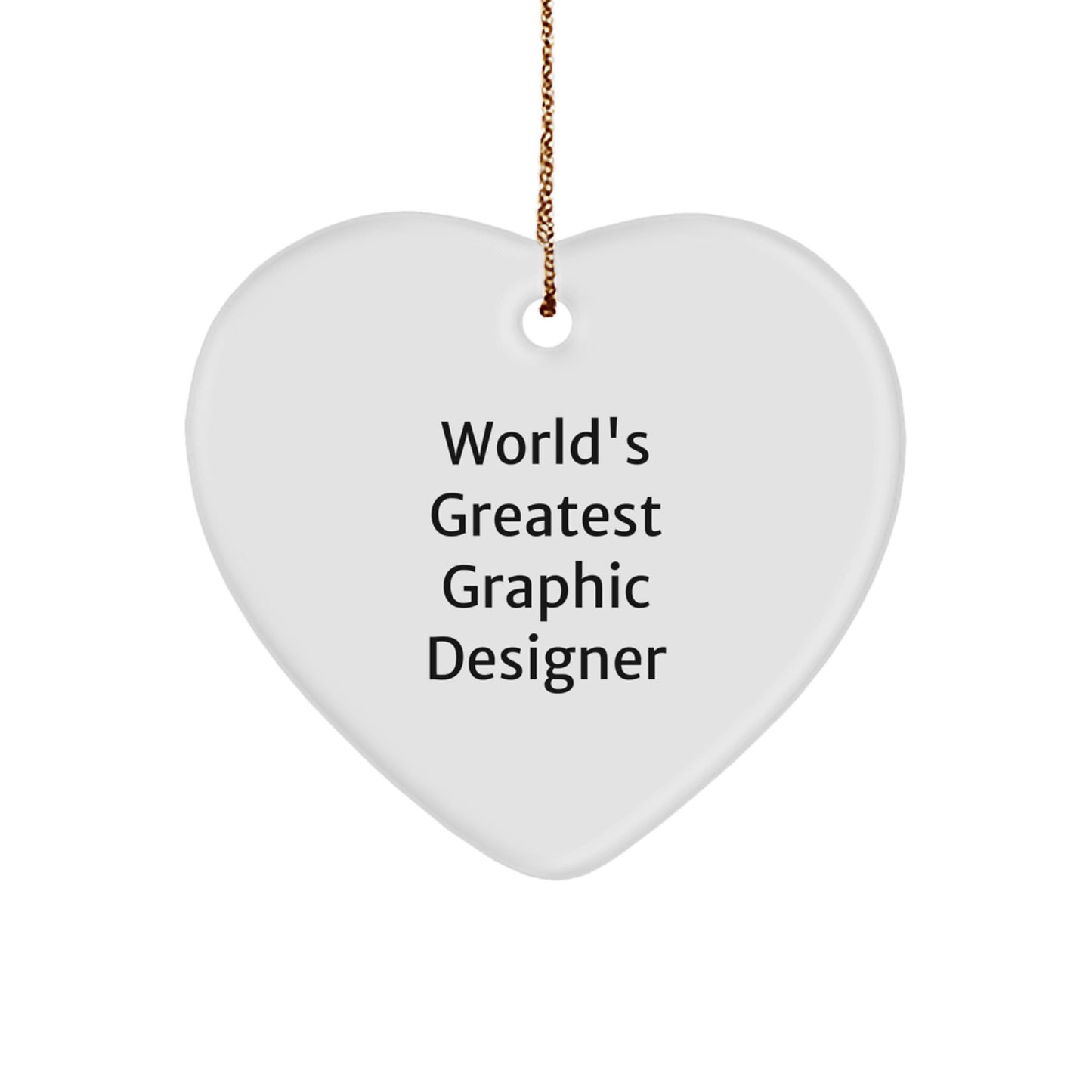 Graphic Designer Keepsake Christmas Ornament for Him Gift - Image 1