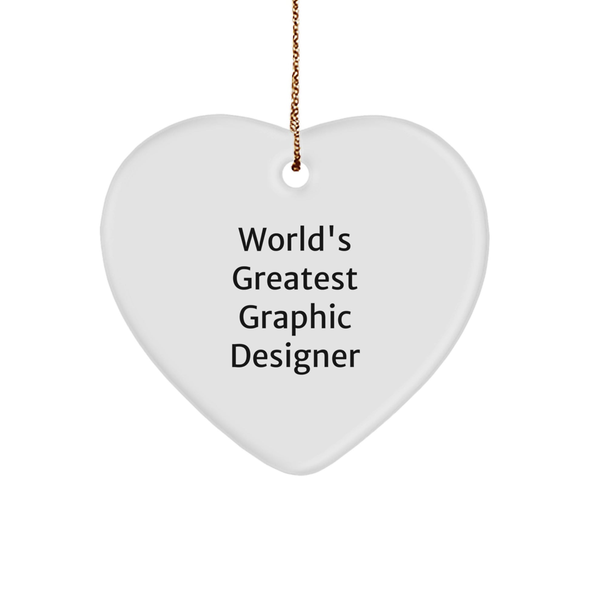 Graphic Designer Keepsake Christmas Ornament for Him Gift - Image 1